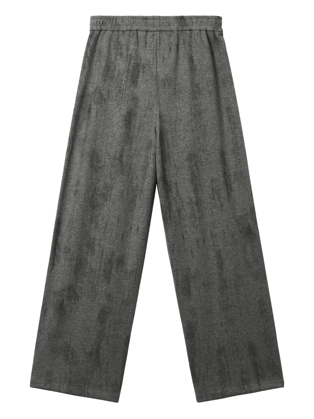 B+ab Elastic-waistband Pleated Trousers In Gray