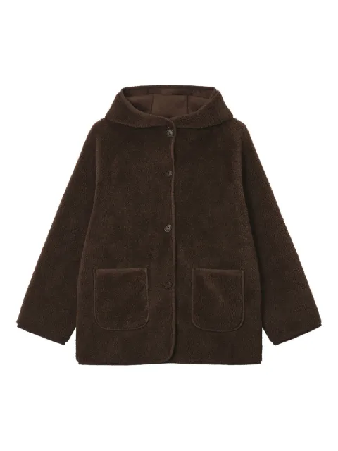 b+ab patch-pocket hooded coat