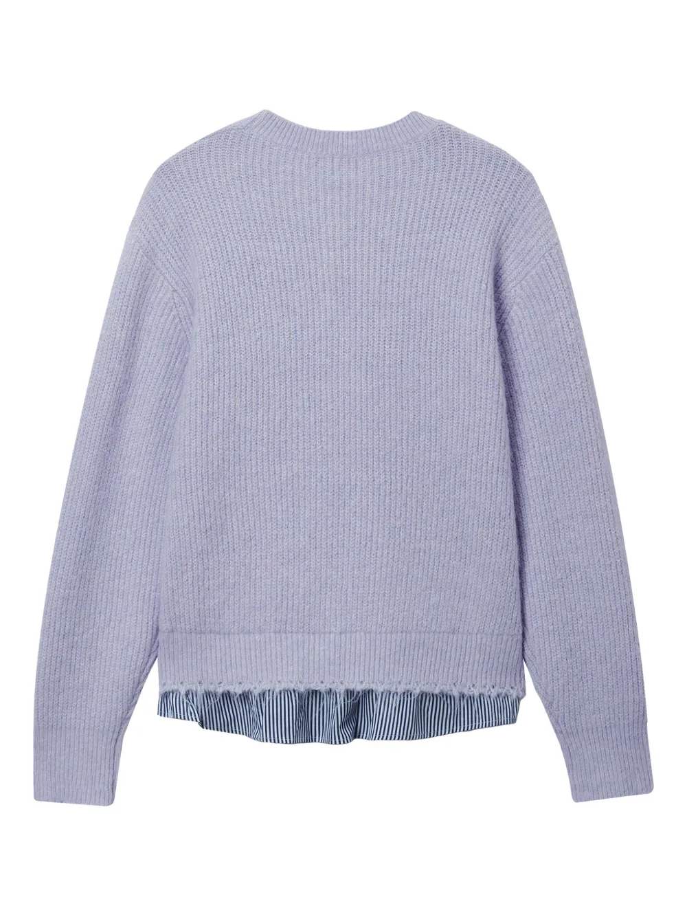 B+ab Round-neck Sweater In Blue