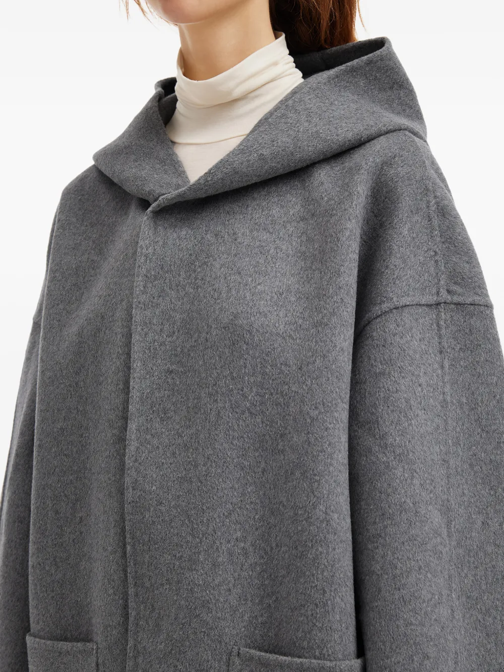 b+ab hooded pocket jacket Grijs