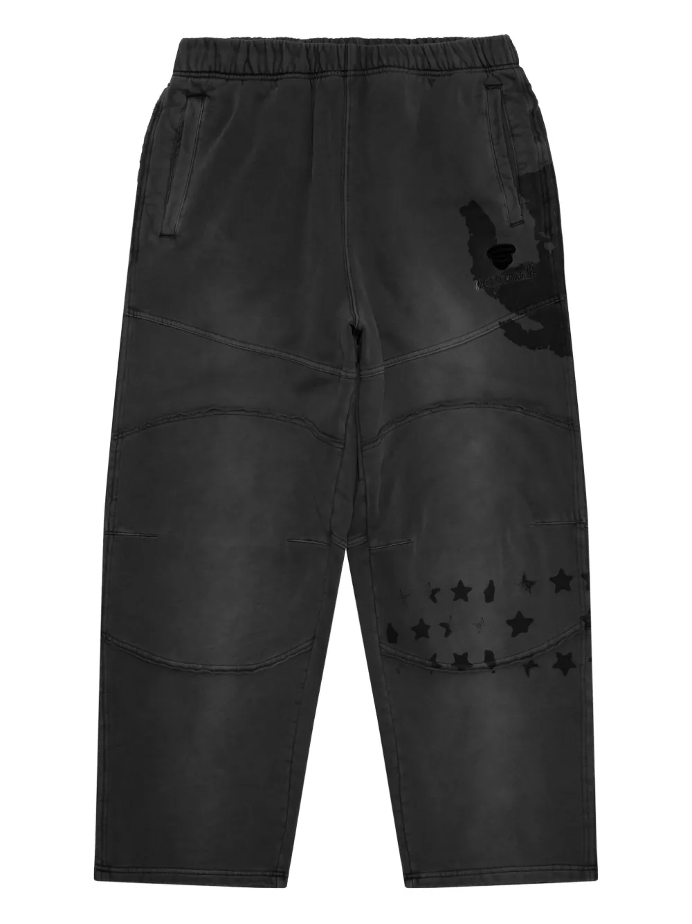 AAPE BY *A BATHING APE® star-print track pants | Black | Image 1