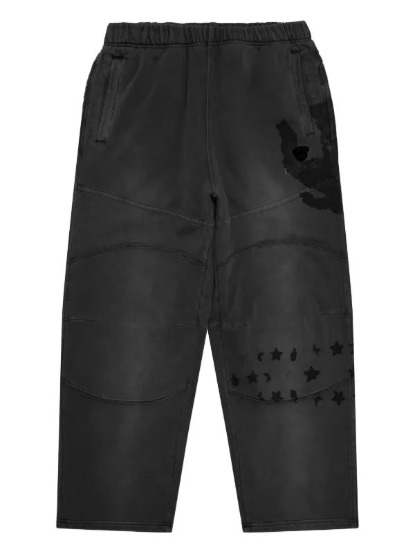 AAPE BY *A BATHING APE® スタープリント トラックパンツ | ブラック 