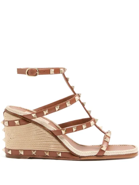Valentino Garavani rockstud wedge sandals