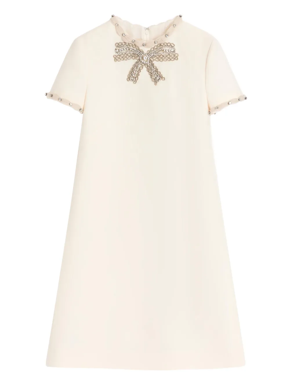 Valentino Garavani Abito corto con decorazione - Toni neutri