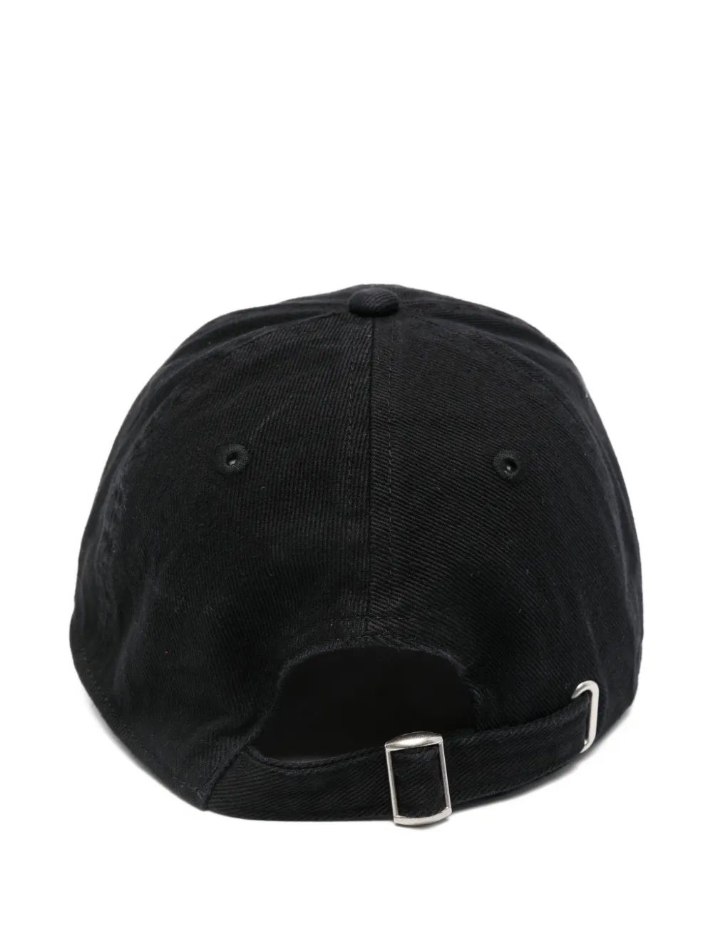 Stussy Logo-embroidered Baseball Cap In Black