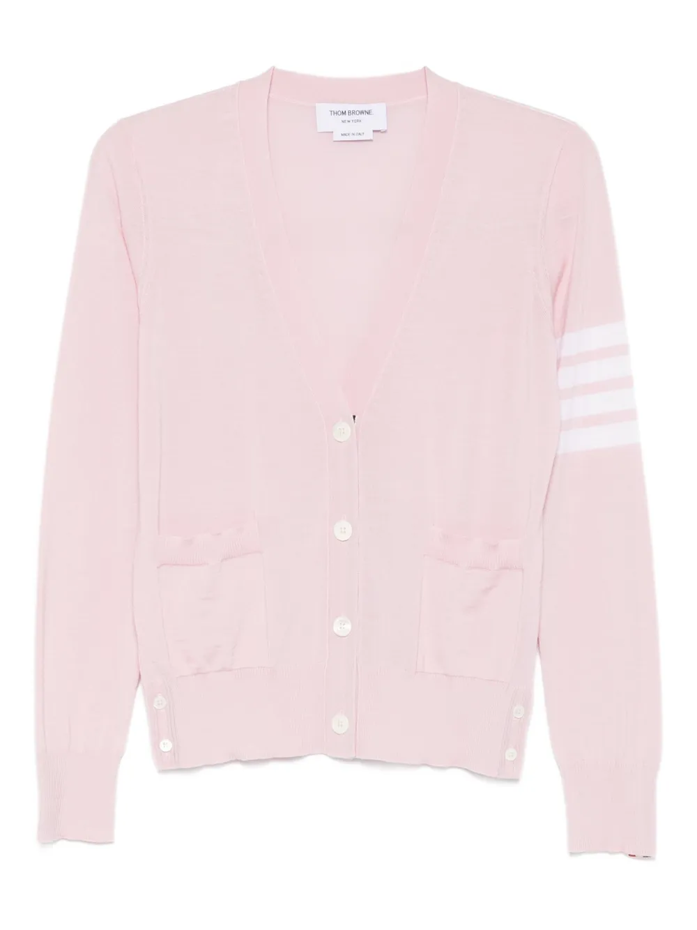 Thom Browne pocket stripe sweater - Rosa