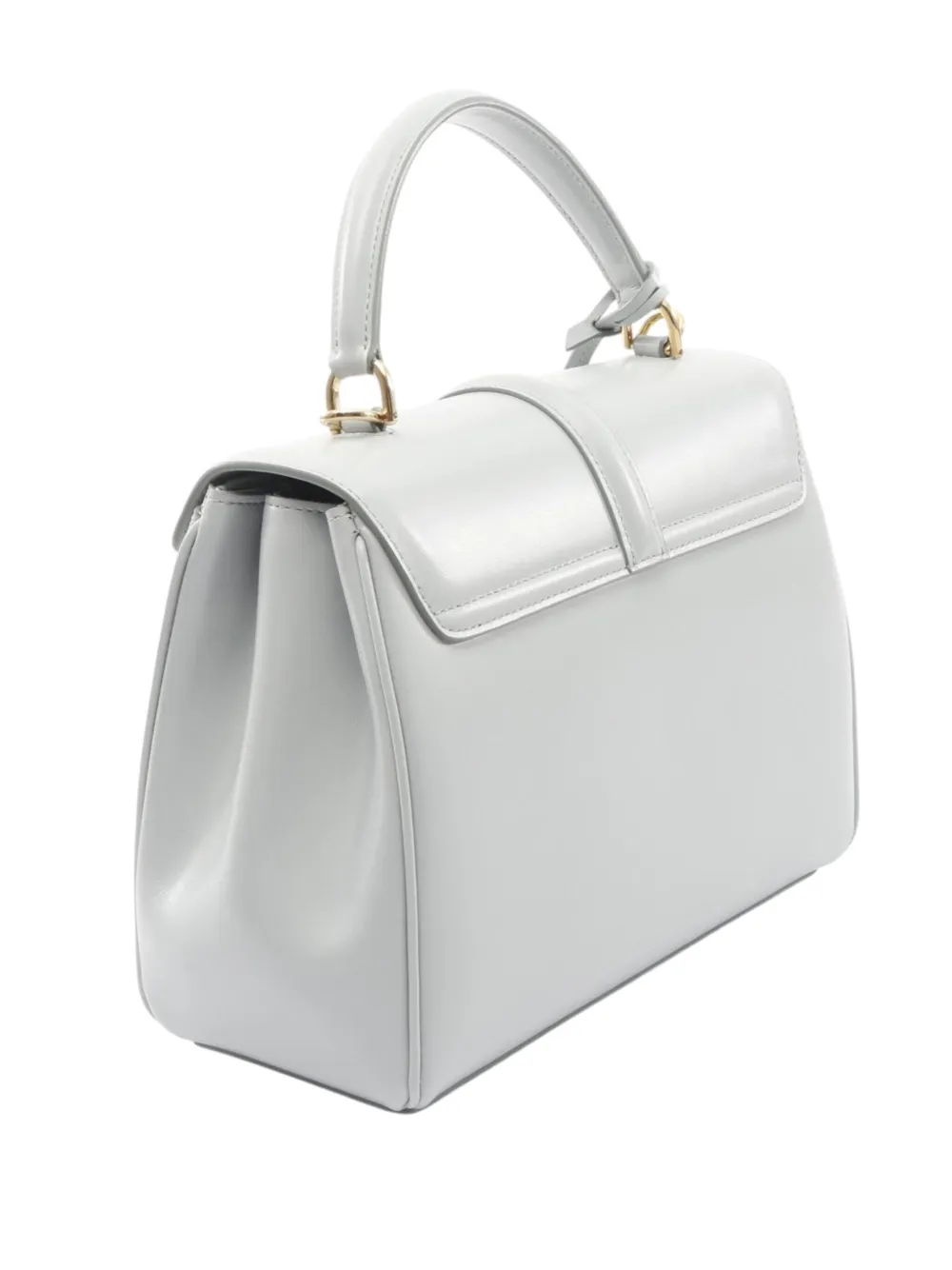 CELINE Pre-owned 2010-2025 Small Leather 16 Satchel In Blue