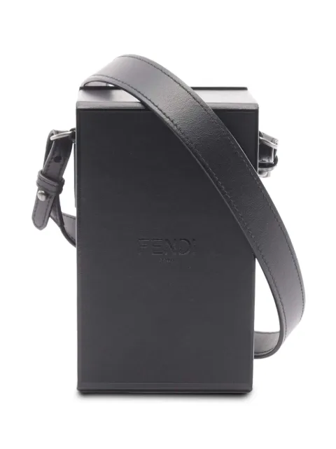 Fendi Pre-Owned 2000-2010 Leather Vertical Box Crossbody shoulder bag