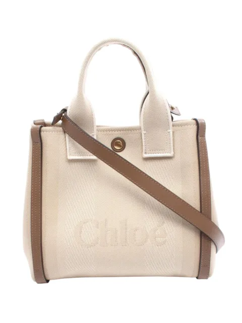 Chloé Pre-Owned 2010-2025 Small Canvas Carry tote bag