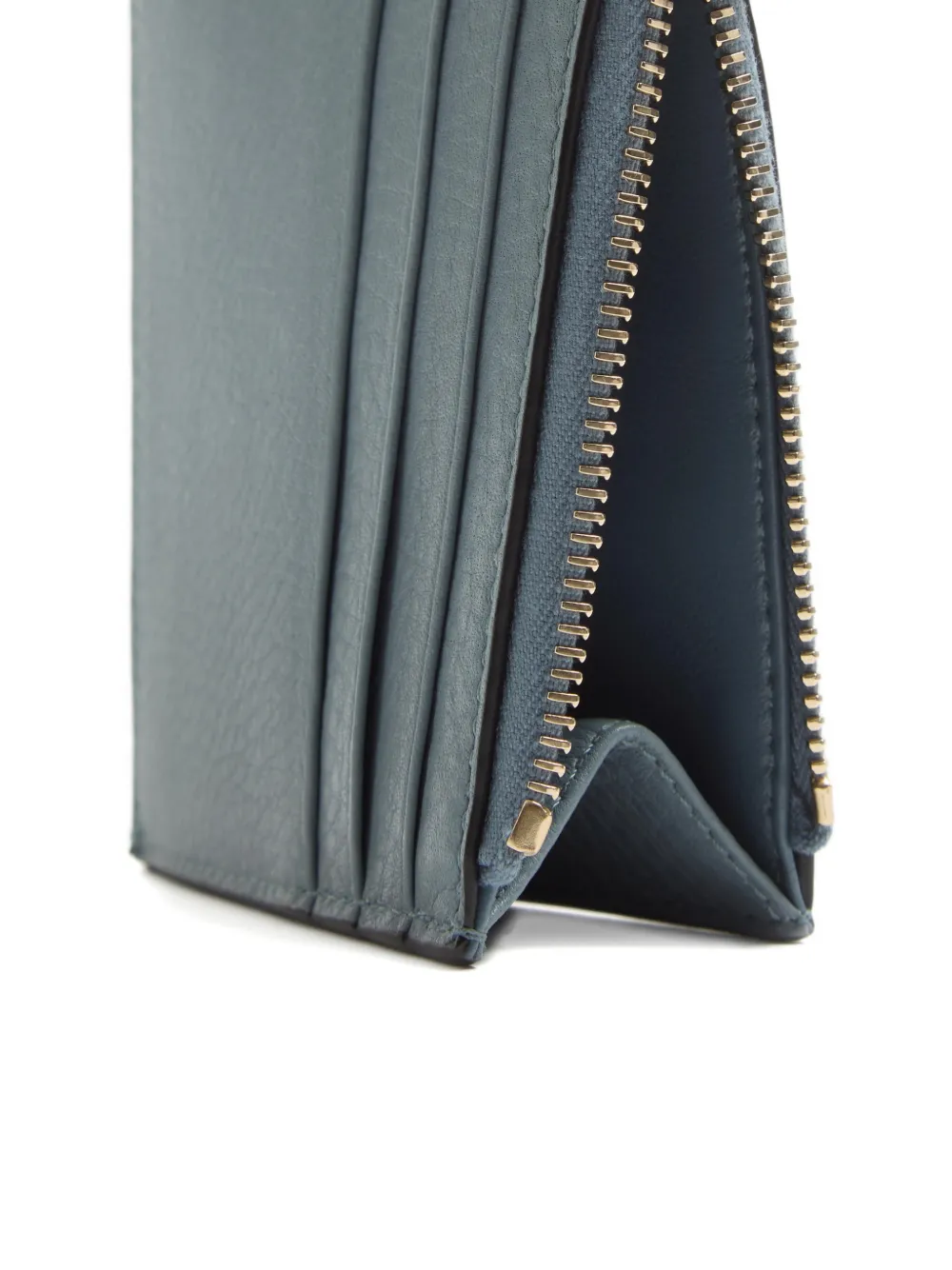 Valentino Garavani Rockstud leren pasjeshouder Blauw