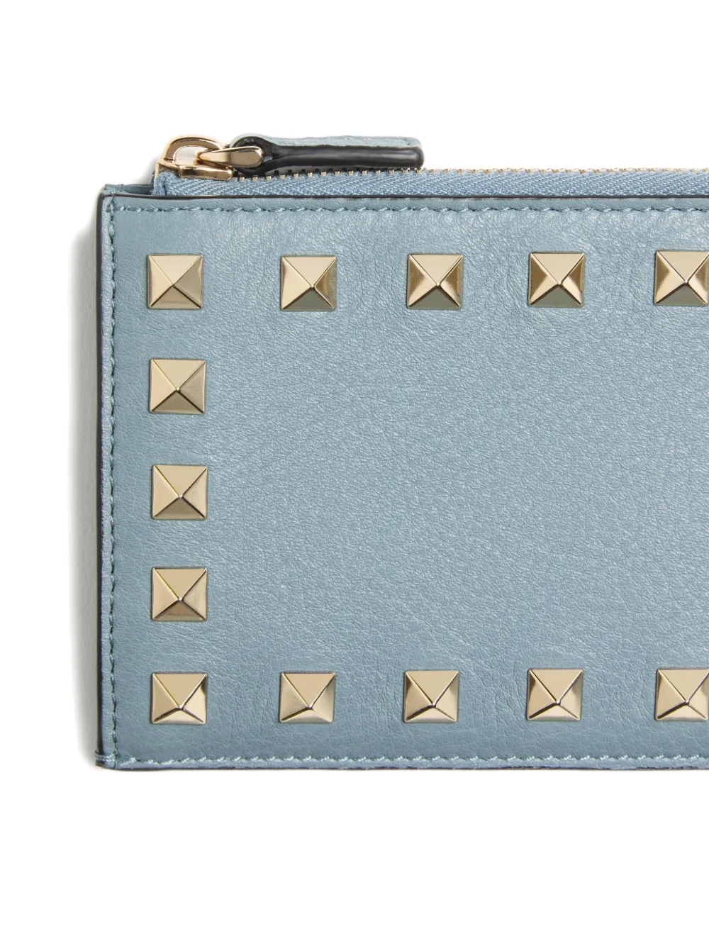 Valentino Garavani Rockstud leren pasjeshouder Blauw