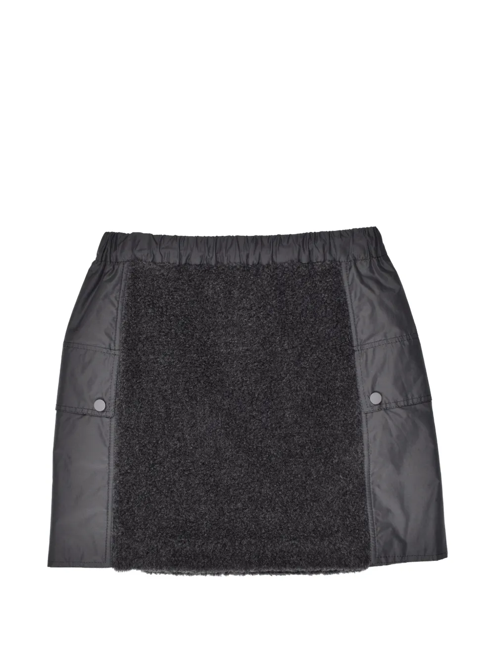 Brunello Cucinelli drawstring panelled skirt Grijs