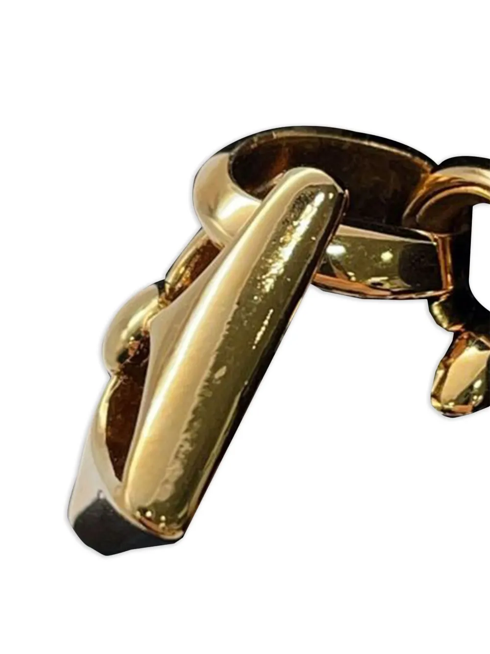 Pre-owned Louis Vuitton 2020 Gold Plated Crazy In Lock Drop Push Back Earring Set Costume Earrings