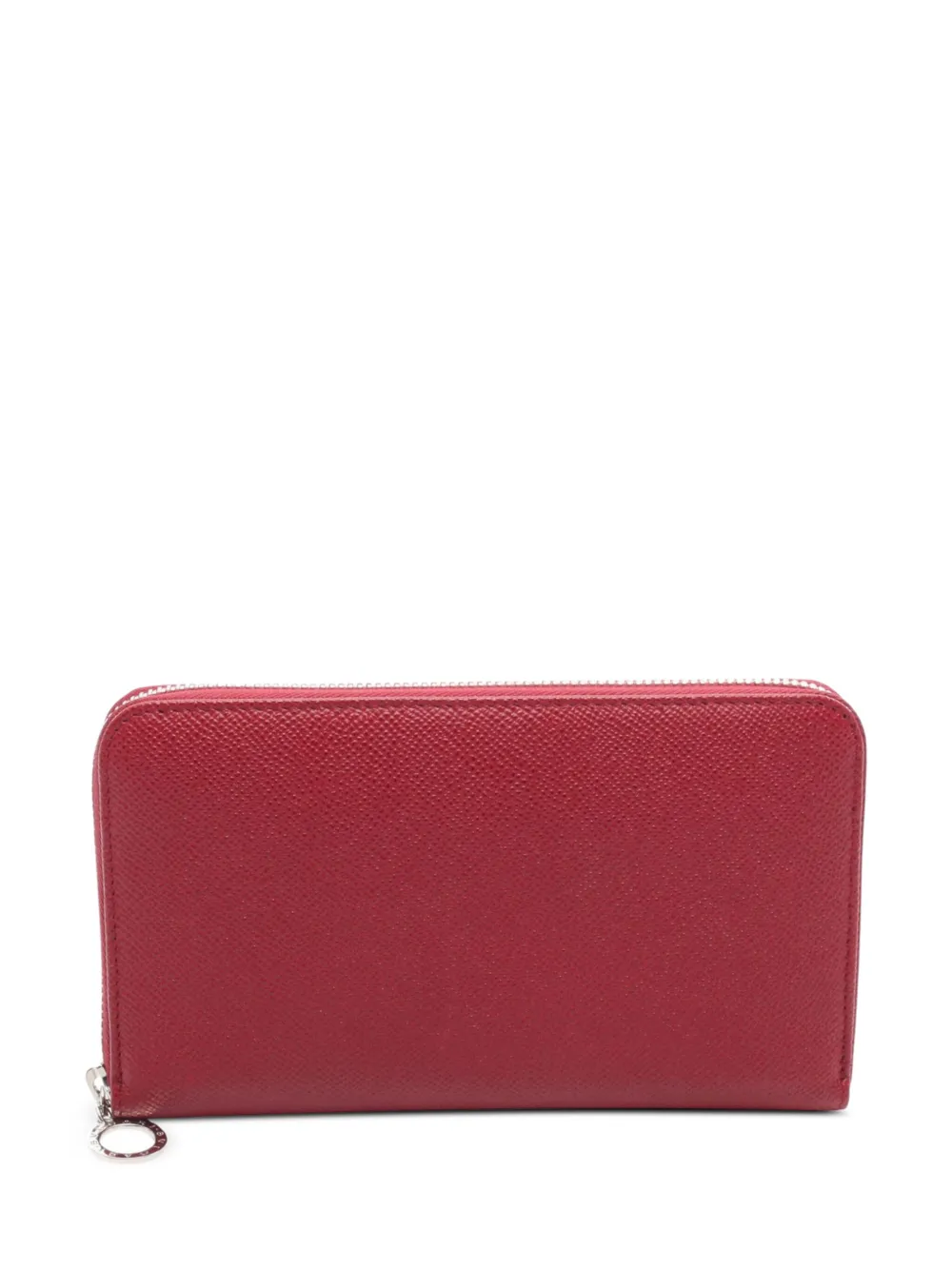 Bvlgari Pre-Owned portefeuille continental à fermeture zippée (2010-2025) | rouge | Image 1