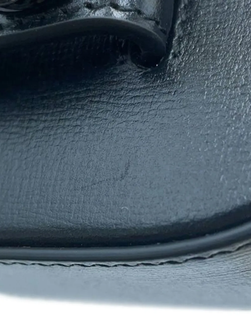 Pre-owned Gucci 2016-2025 Mini Leather Horsebit 1955 Web Satchel In Black