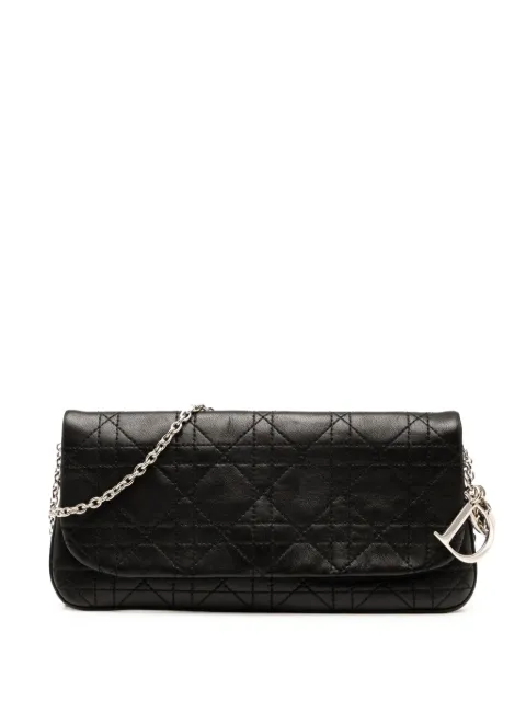 Christian Dior Pre-Owned 2006 Lambskin Cannage Chain crossbody bag