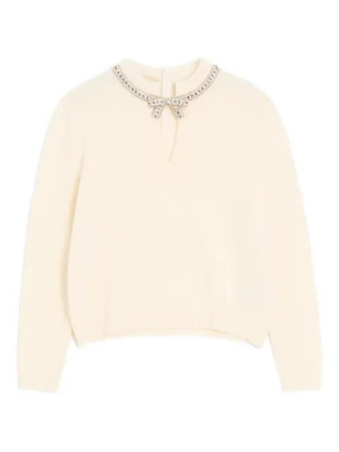 Valentino Garavani — embroidered wool jumper