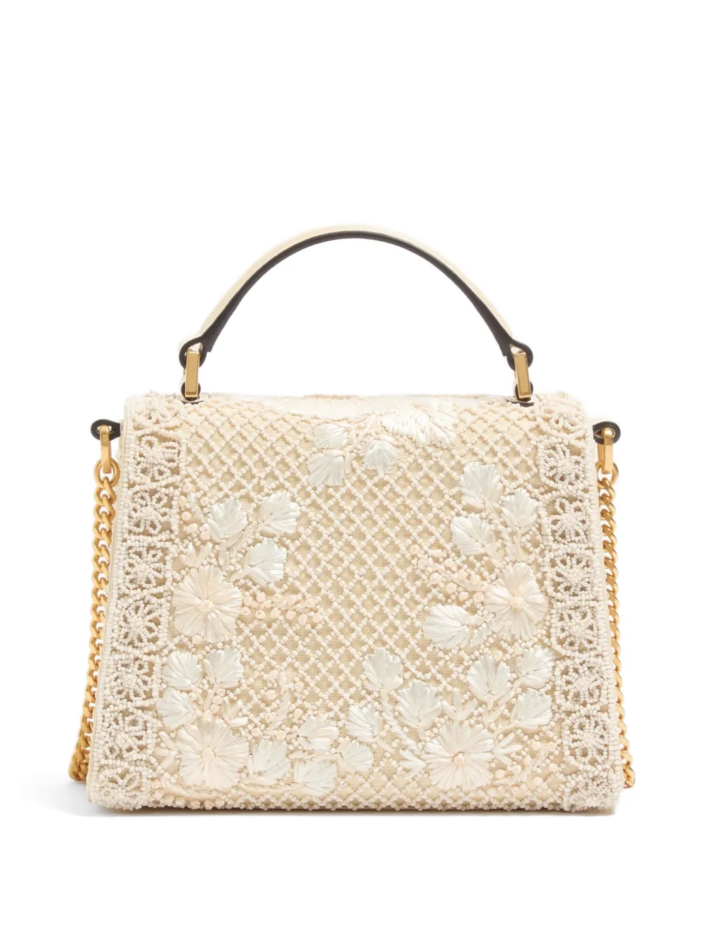  Valentino Garavani Mini Vsilng Embroidered Bag - Neutrals 