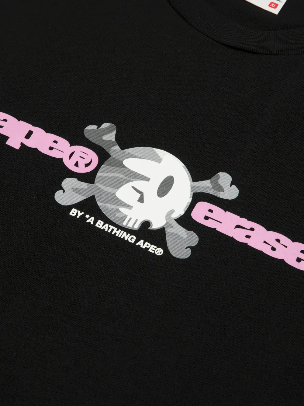 Aape By A Bathing Ape Skull Graphic T-shirt In Black