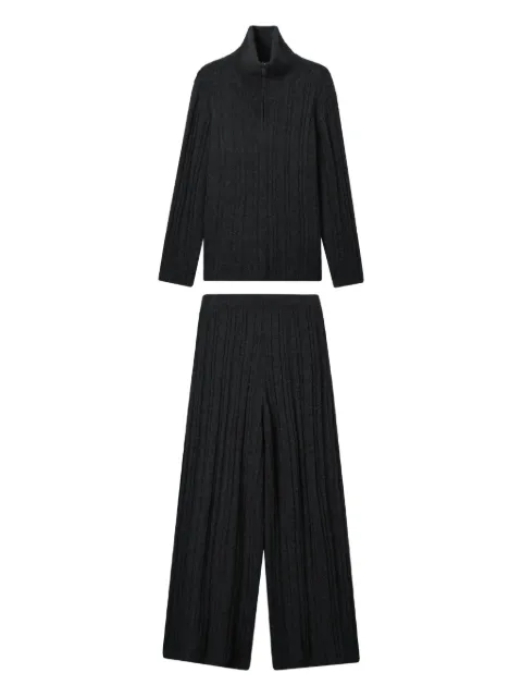 b+ab ribbed high-neck trousers