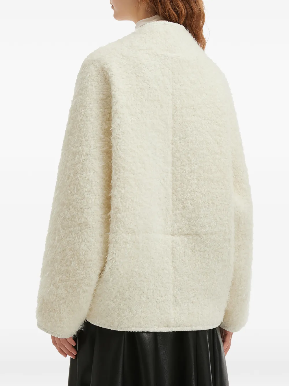 B+ab Button Jacket In White