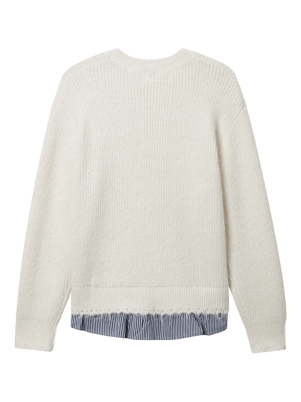B+ab Round-neck Sweater In Neutral