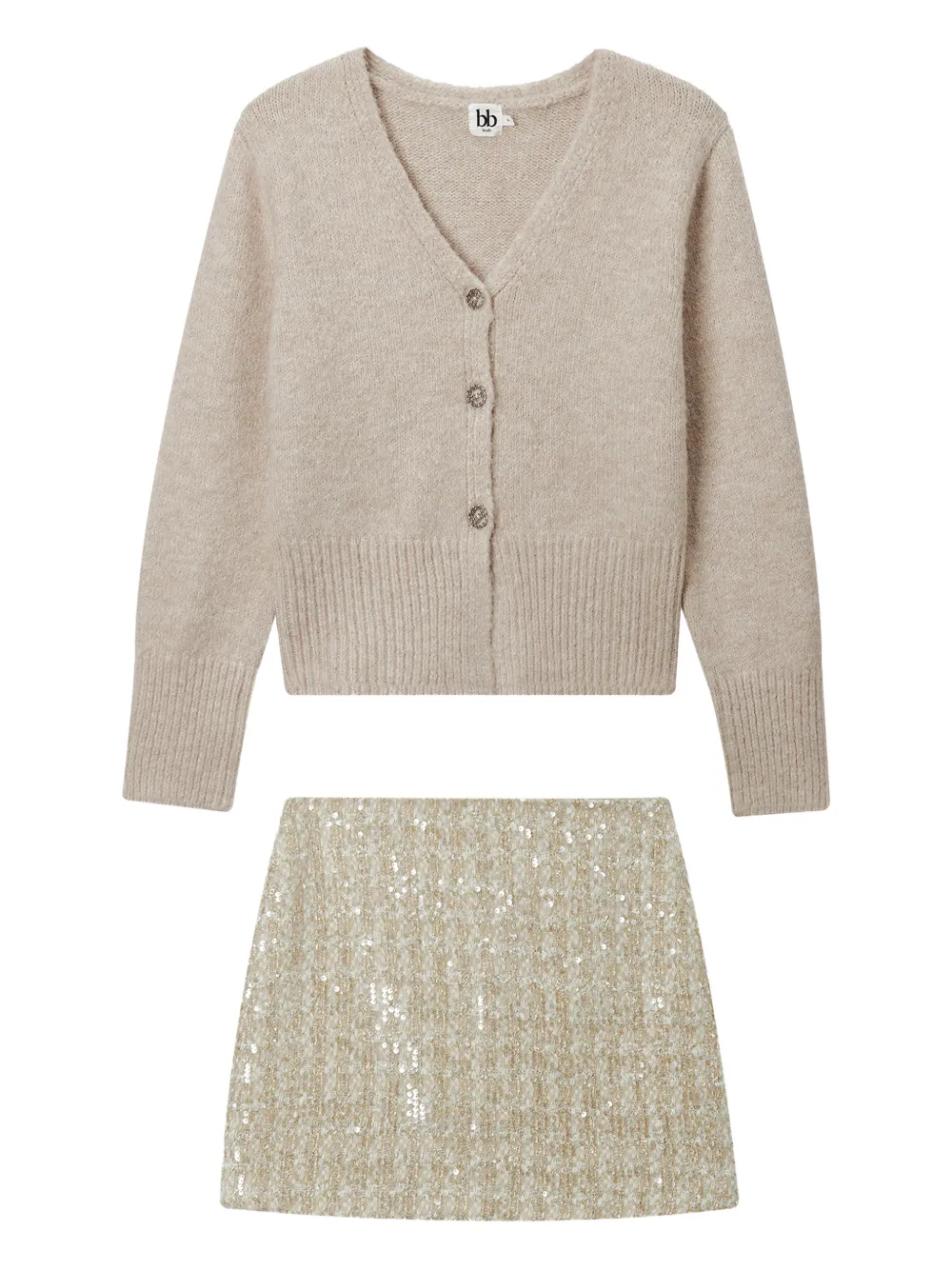 B+ab Button-fastening Shirt In Neutral