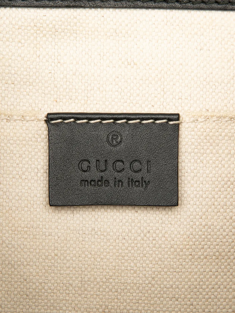 Pre-owned Gucci 2016-2025 Gg Marmont Leather Web Heart Backpack In Black