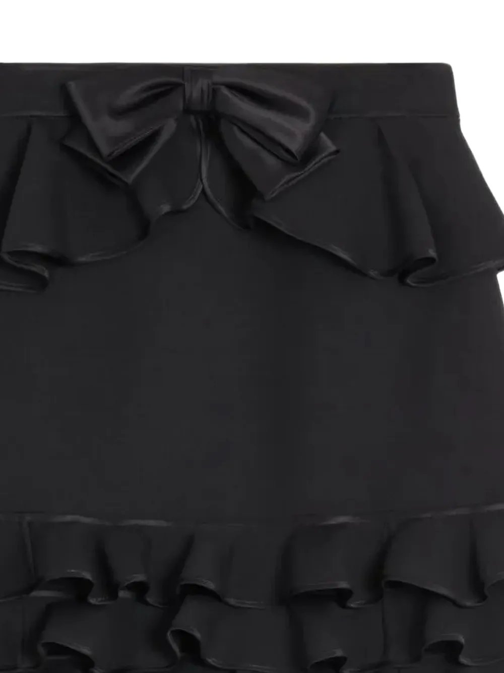 Valentino Garavani Mini-rok met strikdetail Zwart
