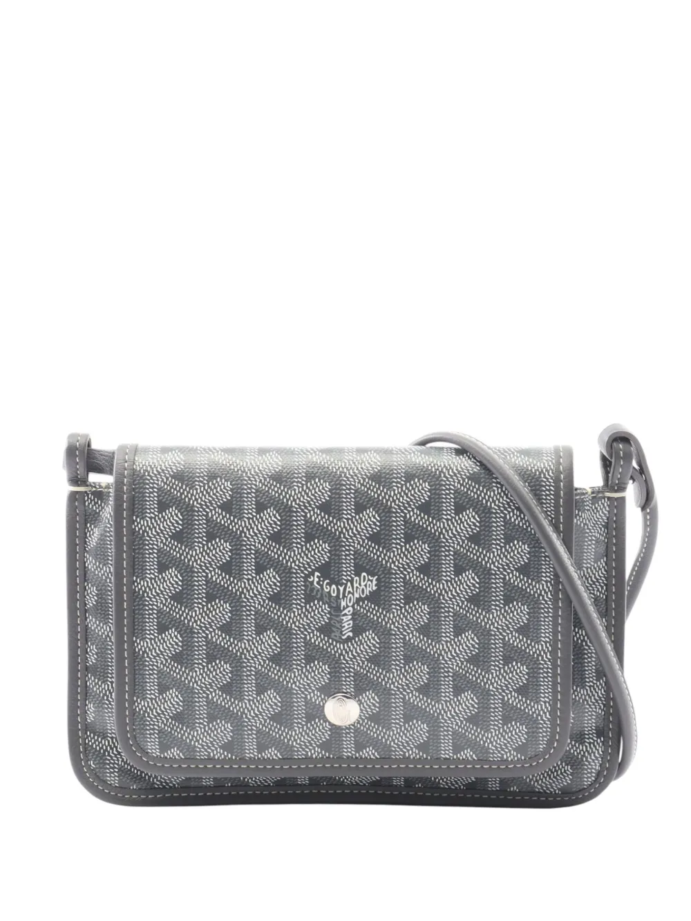 Goyard Pre-Owned 2010-2025 Goyardine Plumet Pocket Wallet crossbody Goyard Pre-Owned 2010-2025 Goyardine Plumet Pocket Wallet crossbody