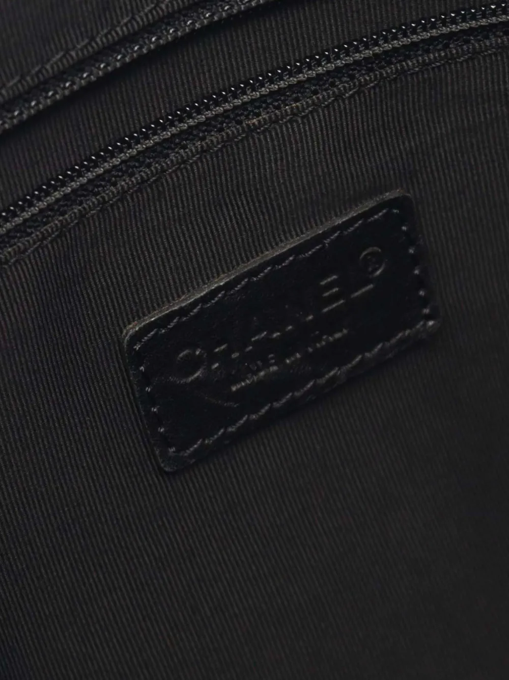 Pre-owned Chanel 2000-2002 Cc Quilted Wild Stitch Handbag In Black