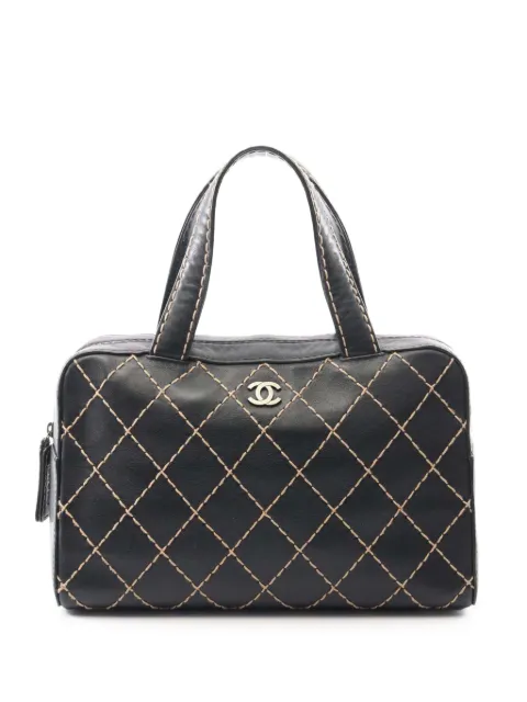 CHANEL Pre-Owned 2000-2002 gesteppte CC Wild Stitch Handtasche