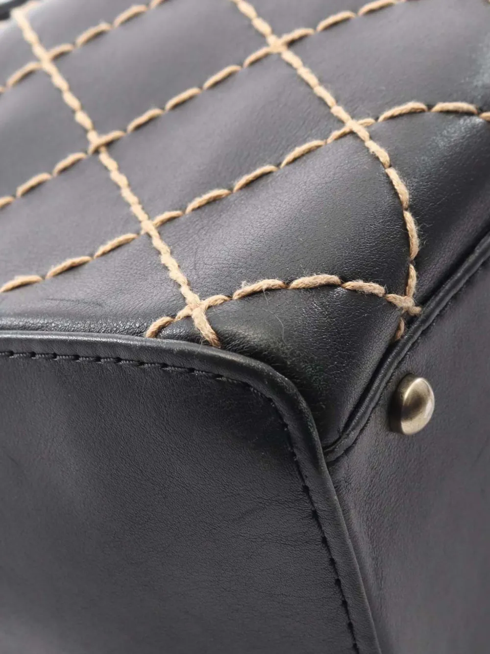 CHANEL Pre-Owned 2000-2002 gesteppte CC Wild Stitch Handtasche | Pre-owned & Archive | Image 2