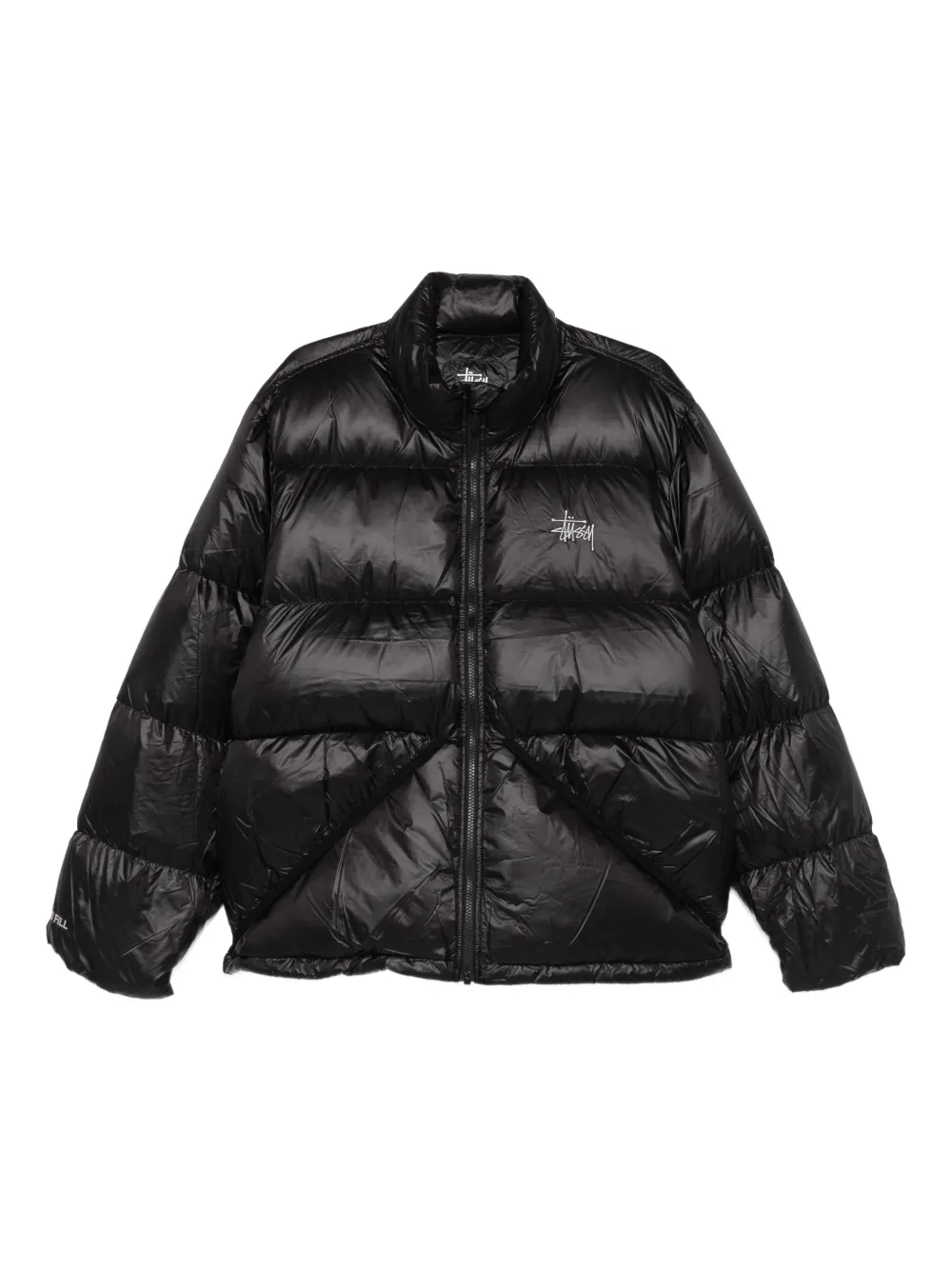 Stüssy Giacca con logo ricamato - Nero