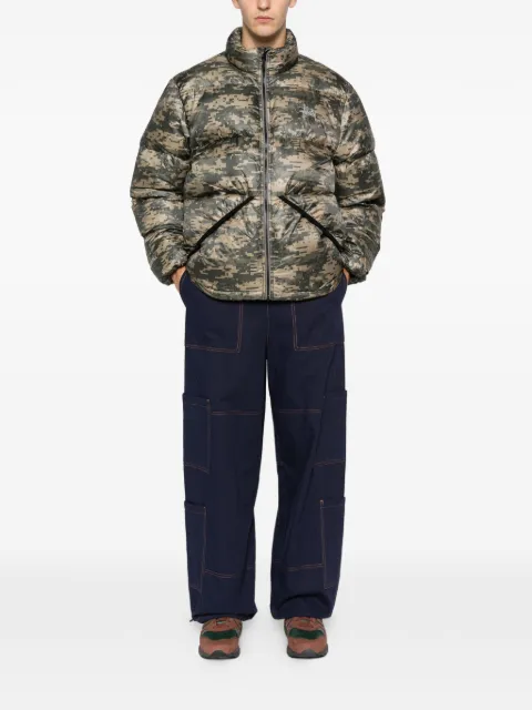 Stüssy camouflage zip jacket