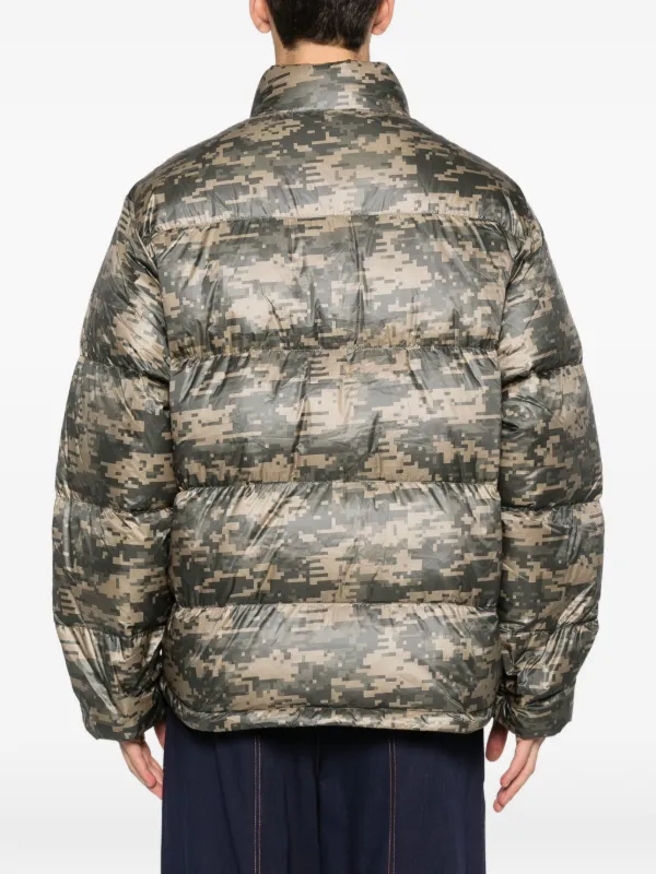Stüssy Camouflage Zip Jacket | Green | FARFETCH