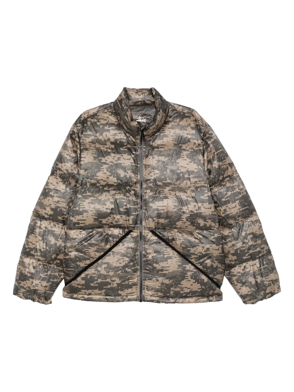Stüssy veste zippée à motif camouflage | vert | Image 1