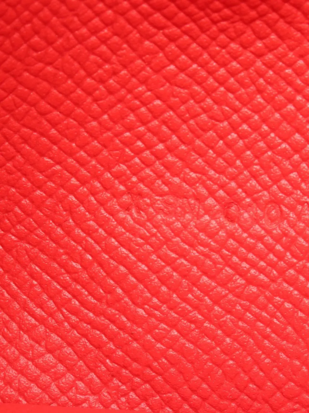 HERMES Pre-owned 2016 Epsom Bearn Soufflet Bifold Wallet Long Wallets In Red