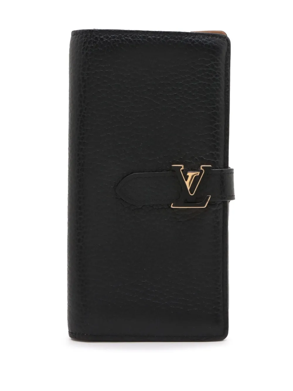 Louis Vuitton Pre-Owned 2021-2025 Taurillon Capucine Vertical Wallet Louis Vuitton Pre-Owned 2021-2025 Taurillon Capucine Vertical Wallet