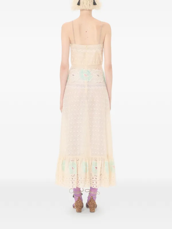 sangallo lace dress Sylvia avio blue Sangallo lace dress