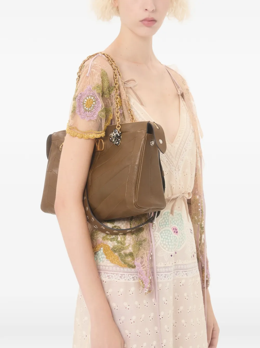 Sangallo midi dress
