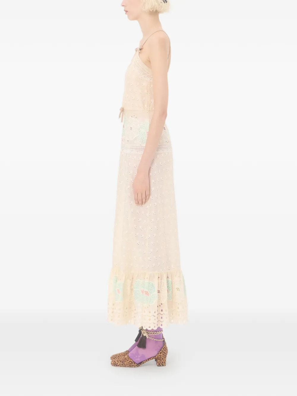 Sangallo midi dress