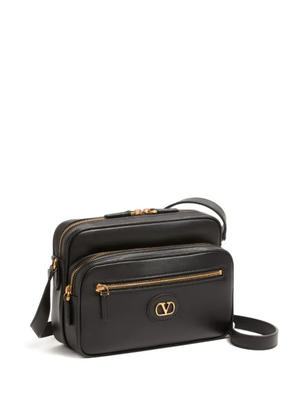 Valentino Garavani アンティーブ レザーメッセンジャーバッグ