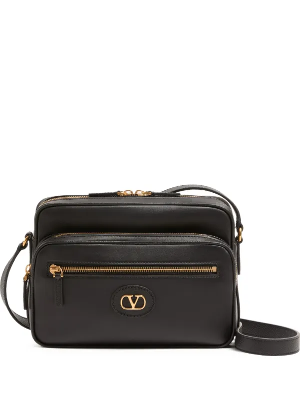 Valentino Garavani アンティーブ レザーメッセンジャーバッグ