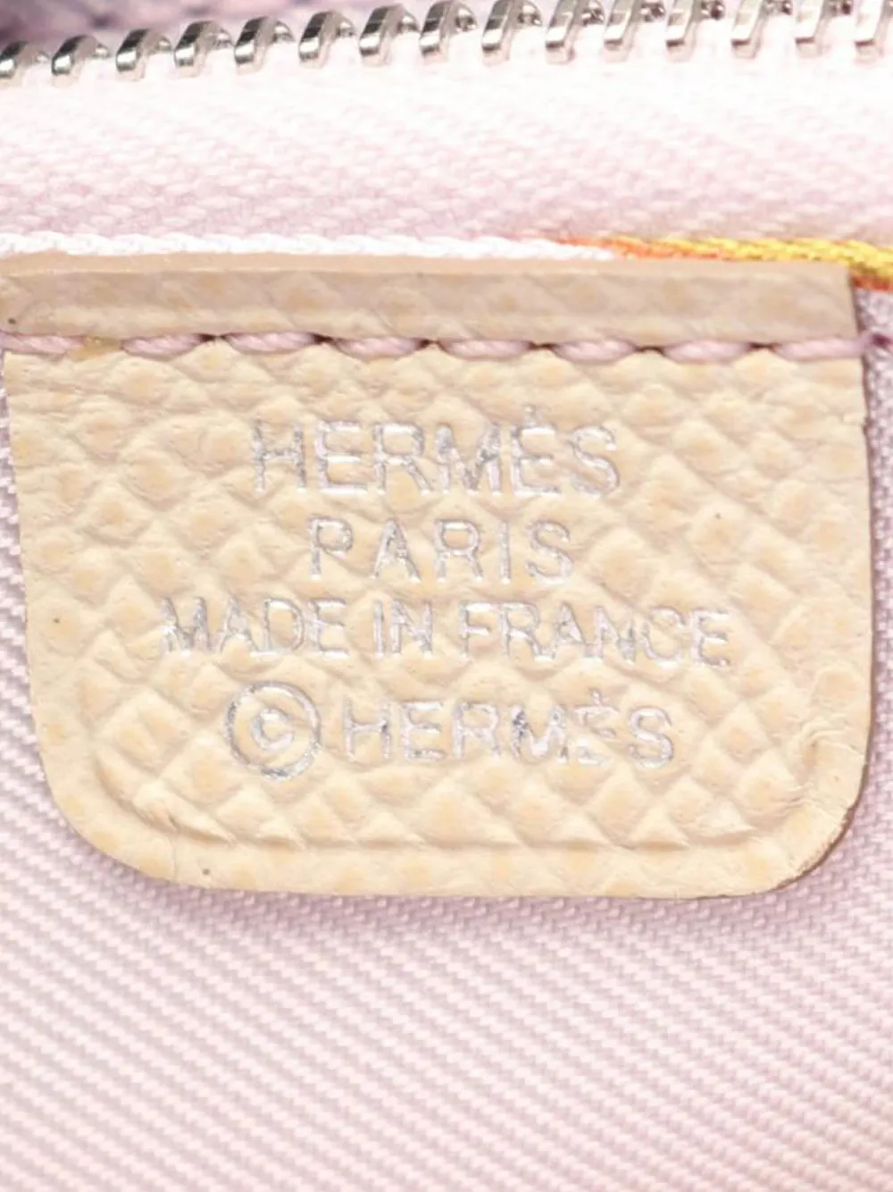 Pre-owned Hermes 2023 Epsom Azap Silk In Compact Round Zipper Wallet Small Wallets In Brown