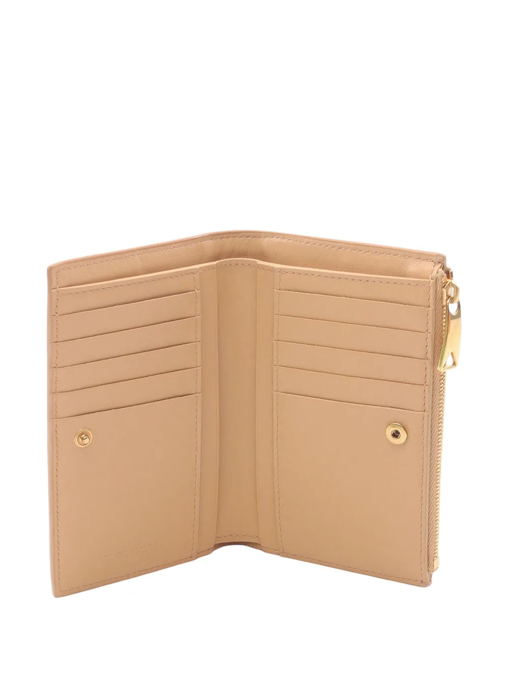 Pre-owned Bottega Veneta 2012-2025 Cassette Max Intrecciato Wallet Small Wallets In Brown