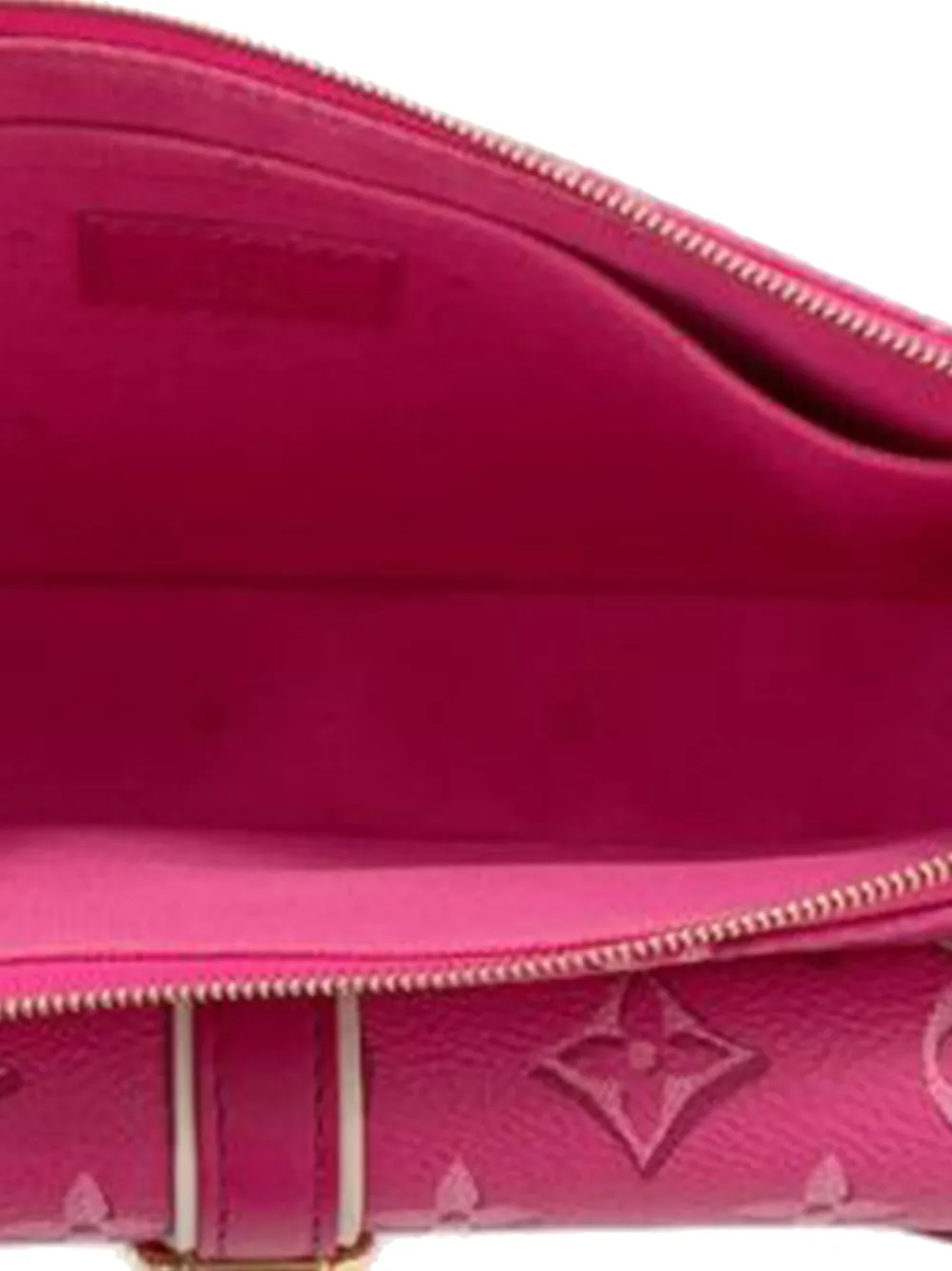 LOUIS VUITTON Pre-owned 2021-2025 Fall For You Monogram Maxi Multi Pochette Accessoires Satchel In Pink