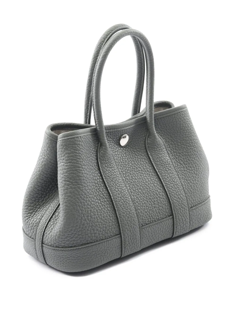 Pre-owned Hermes 2024 Negonda Neo Garden Party 23 Handbag In Green