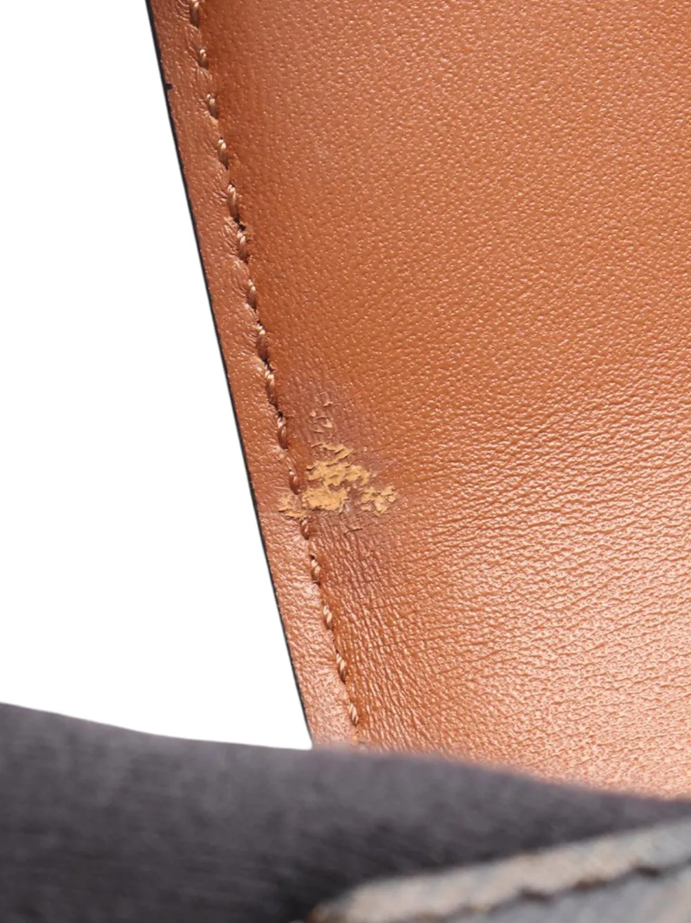 CELINE Pre-owned 2021-2025 Triomphe Coated Canvas Claude Shoulder Bag In Brown