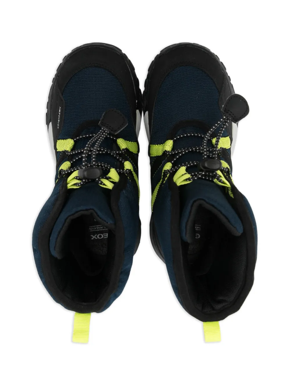 Geox Kids Trekkyup gewatteerde laarzen Blauw